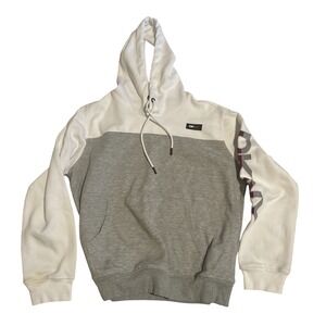 DKNY Hooded Sweatshirt Grey & White Men and Women